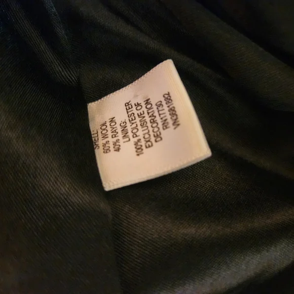 ERIN by Erin Fetherston Charcoal Pea Coat - Picture 4 of 4